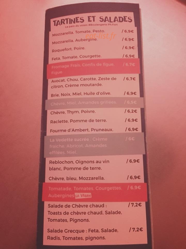 Les Vedettes — carte page 4