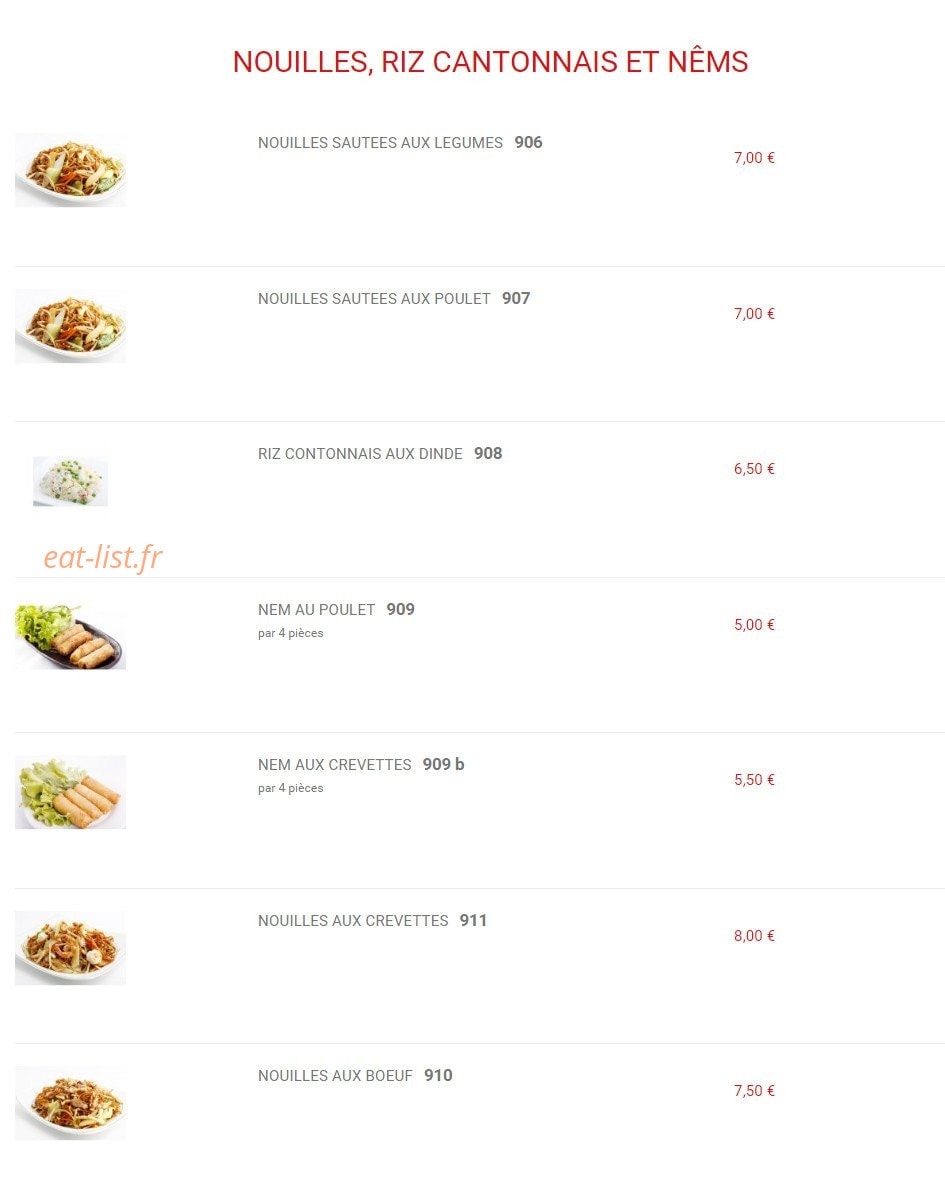 Line Sushi — carte page 2