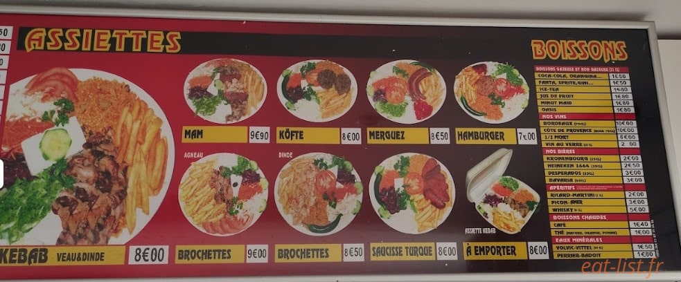 Mam Resto — carte page 1