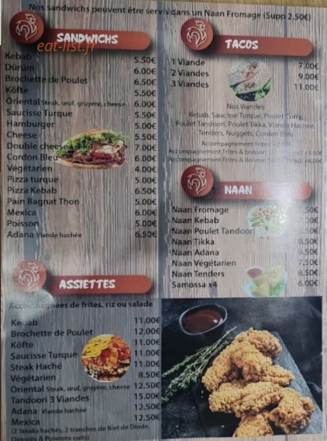 Mm chicken spicy — carte page 3