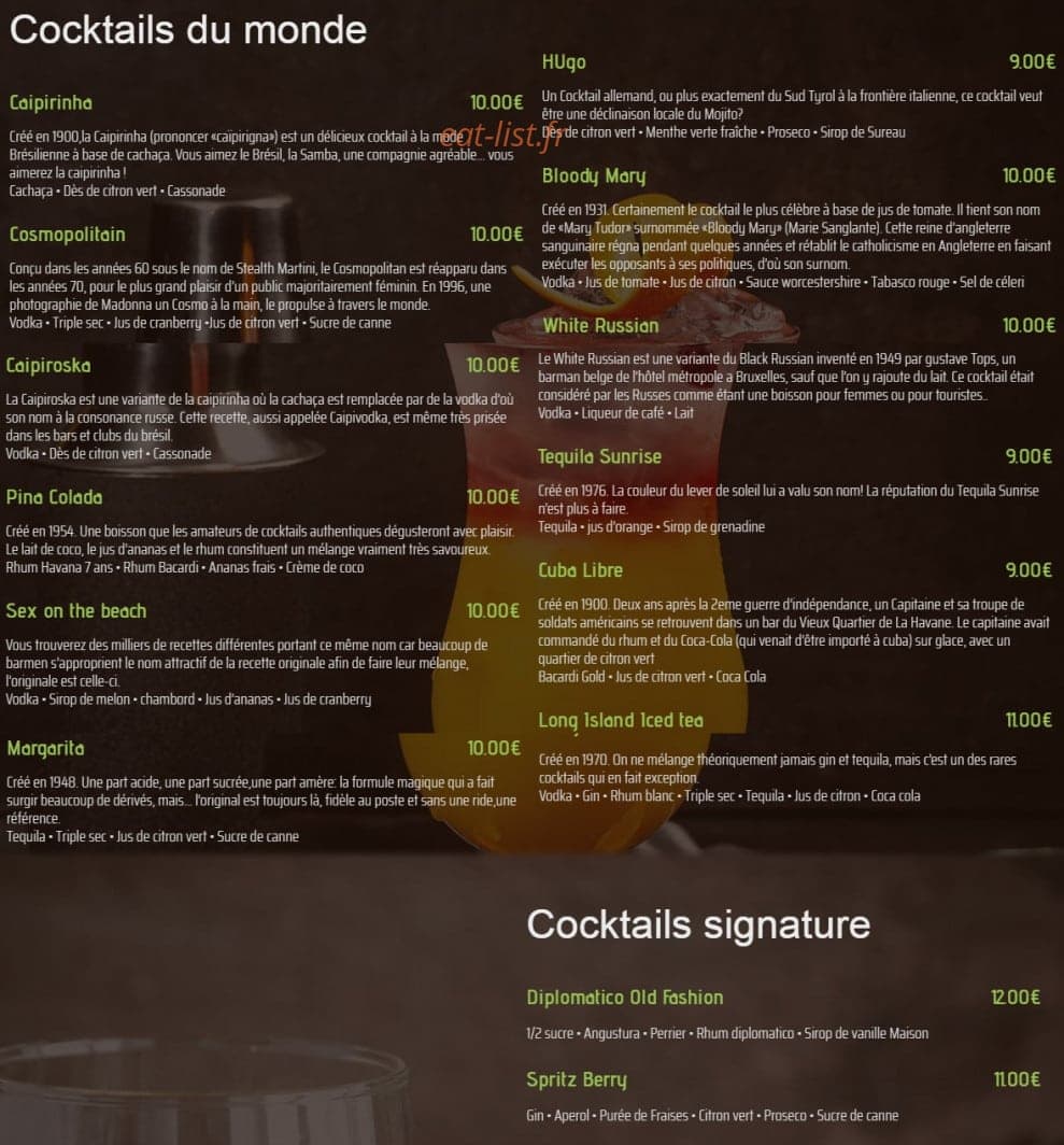 Mojito — carte page 3