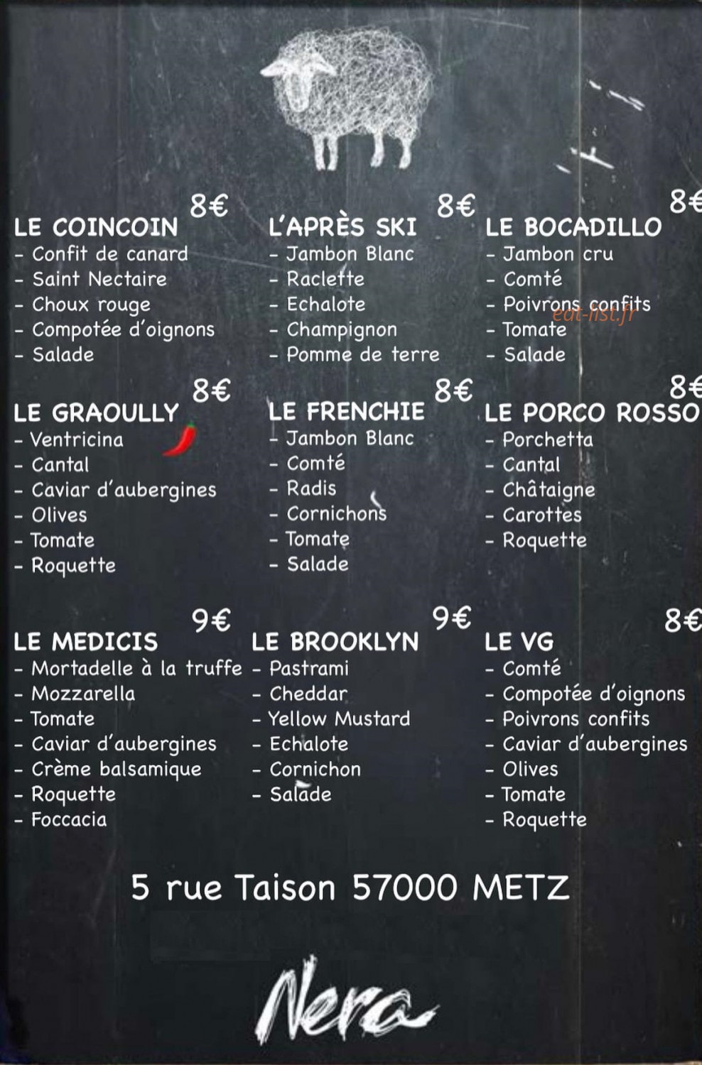 Nera — carte page 1