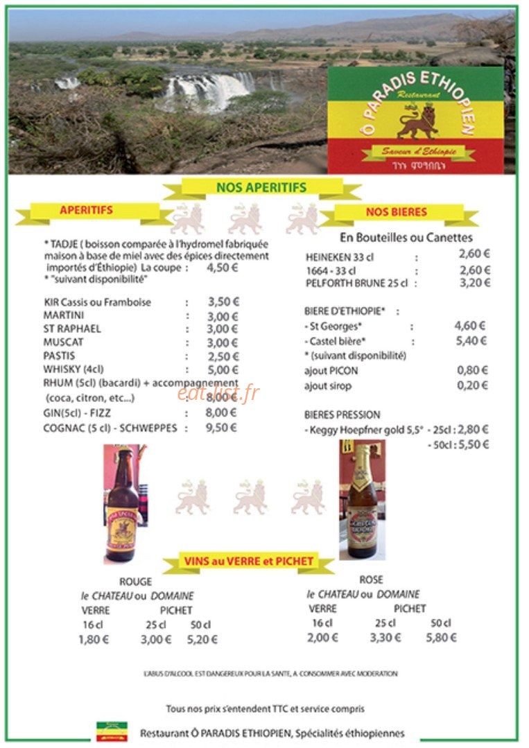 Ô Paradis Ethiopien — carte page 8