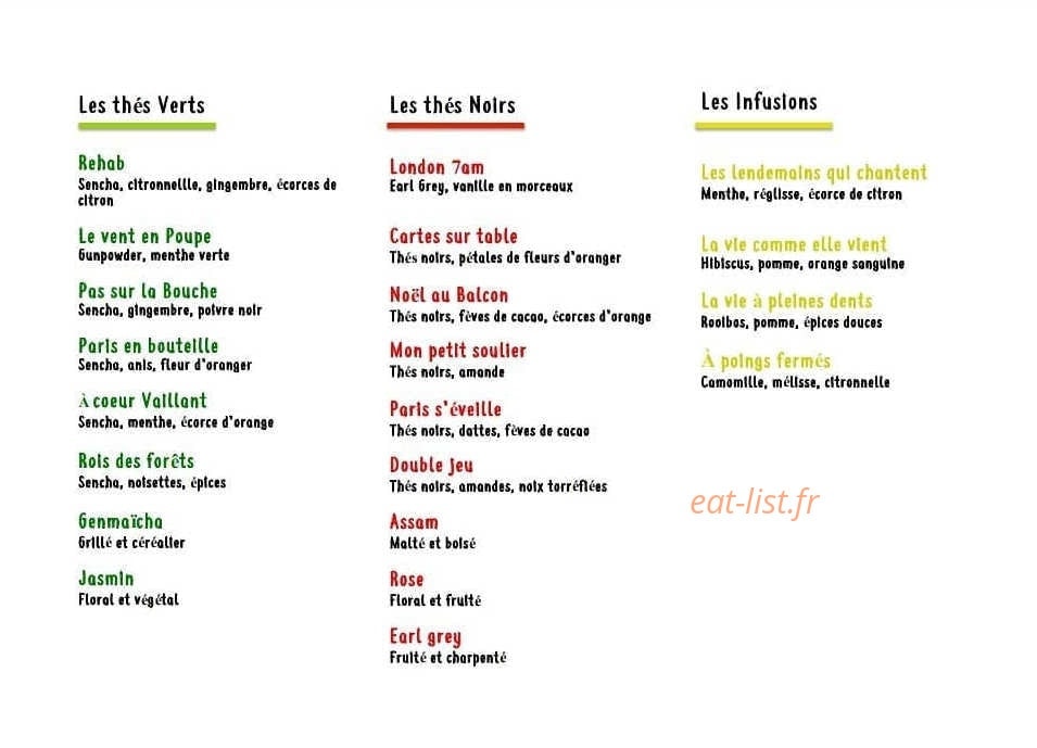 Ô soeurs saveurs — carte page 3