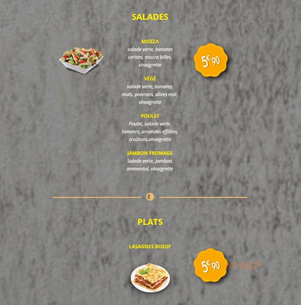 O vip pizza — carte page 7