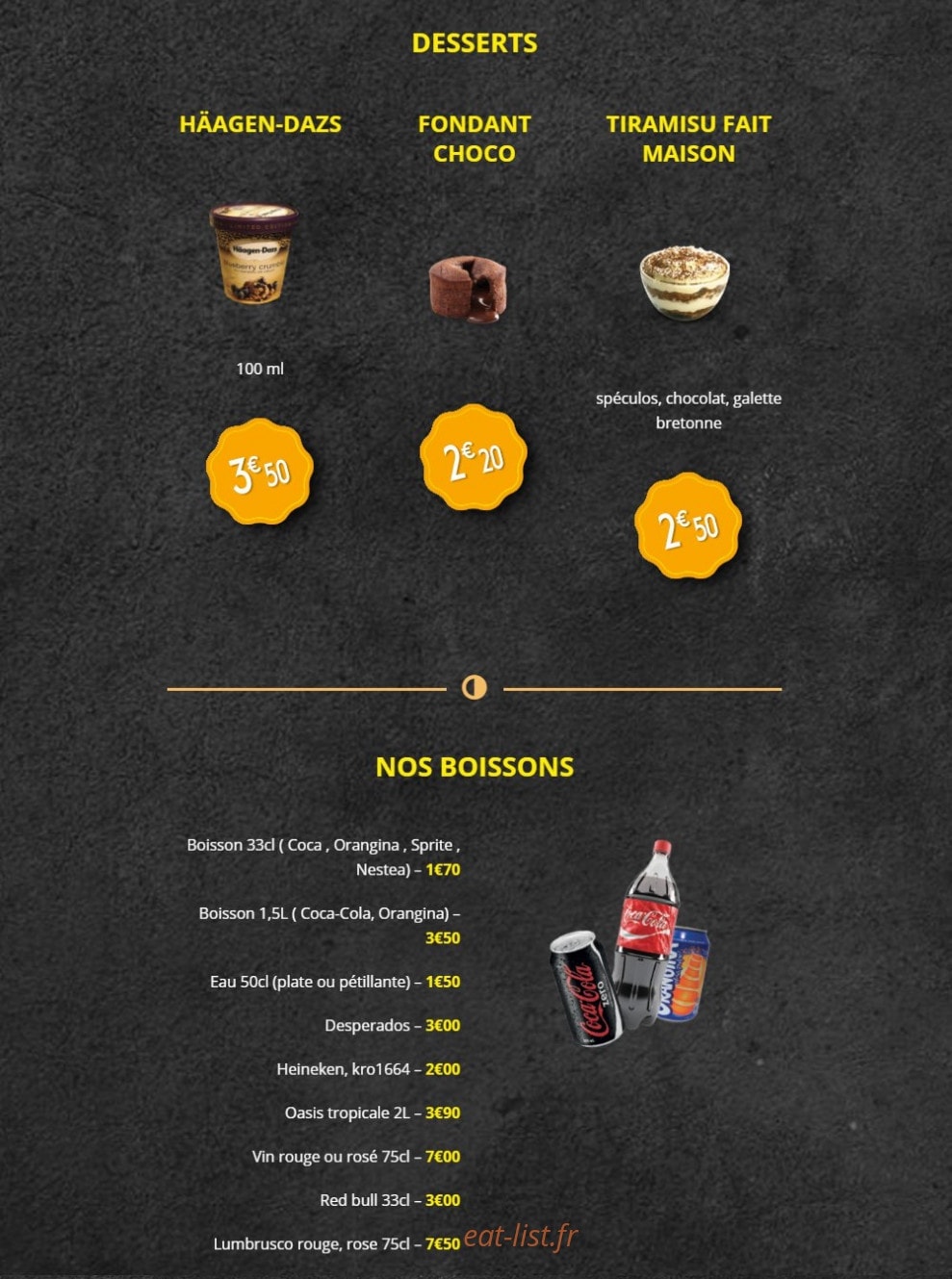 O vip pizza — carte page 8