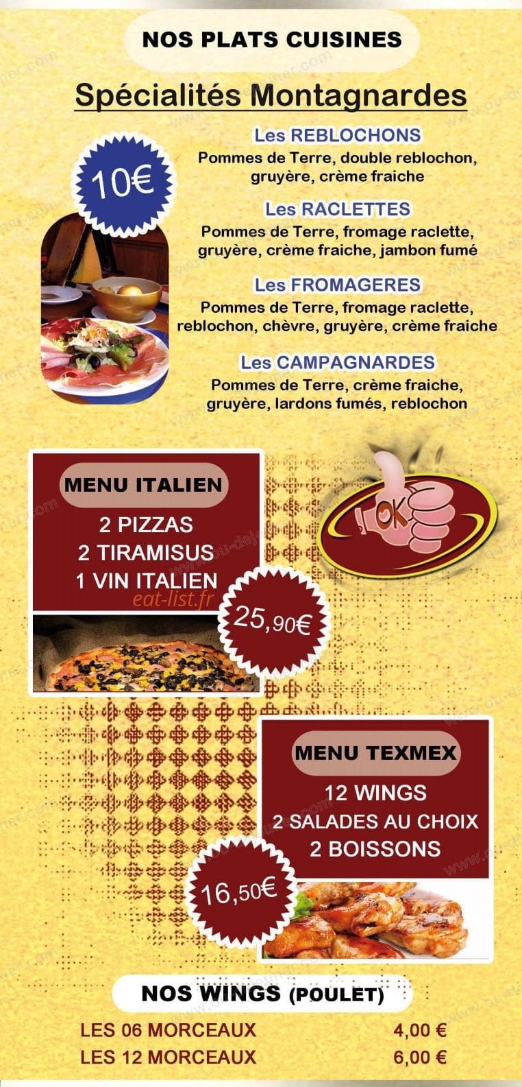 Ok pizza one — carte page 3