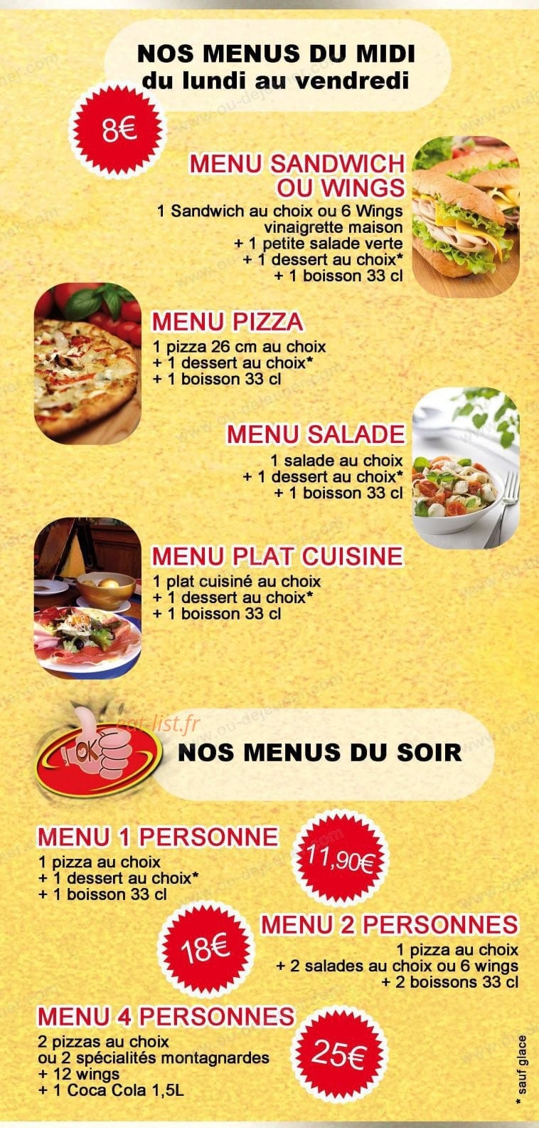 Ok pizza one — carte page 6