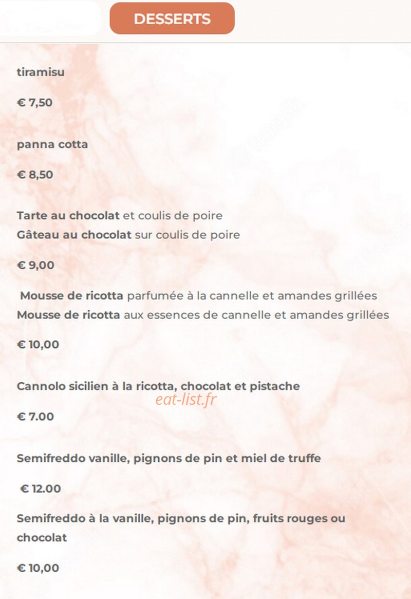 Osteria dei sapori — carte page 5