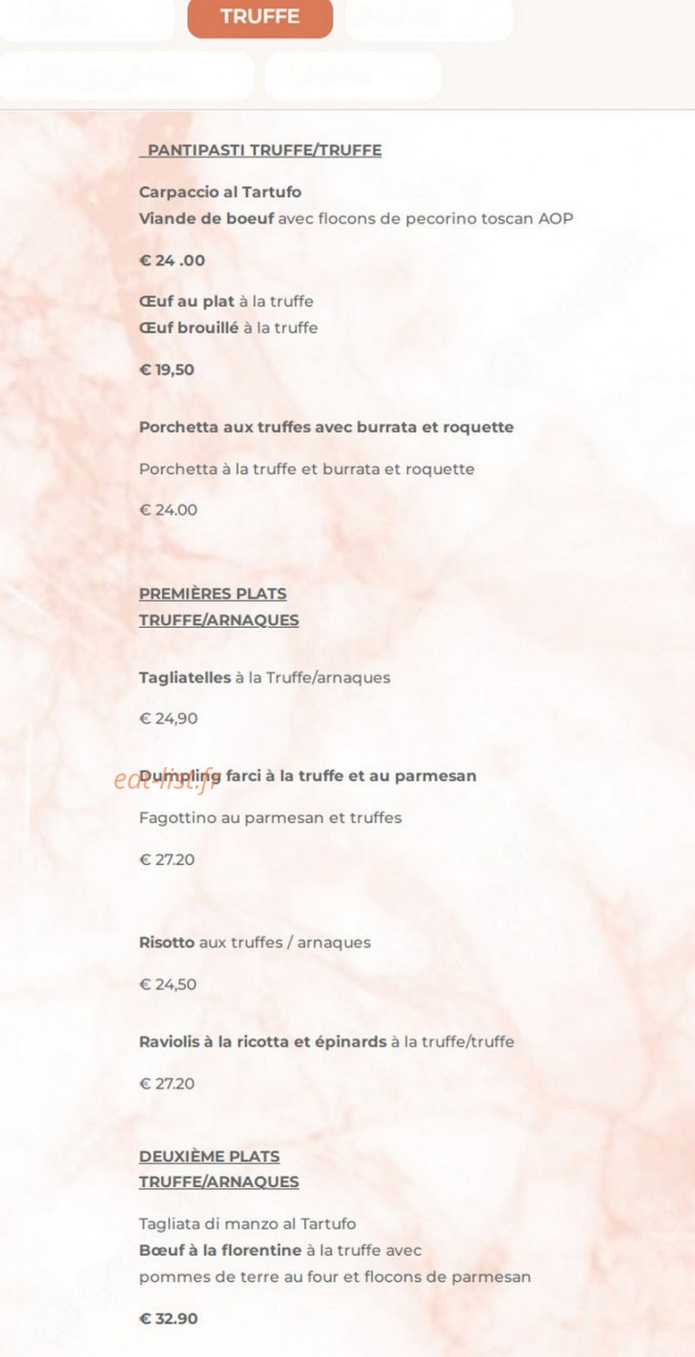 Osteria dei sapori — carte page 2