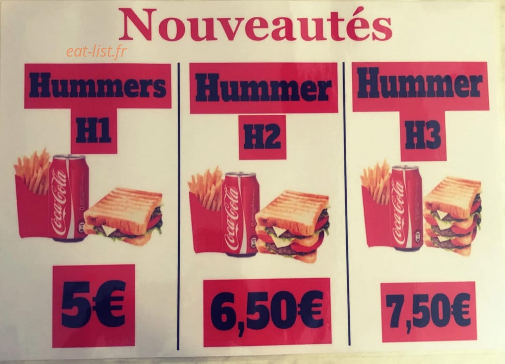 Paris Food — carte page 3