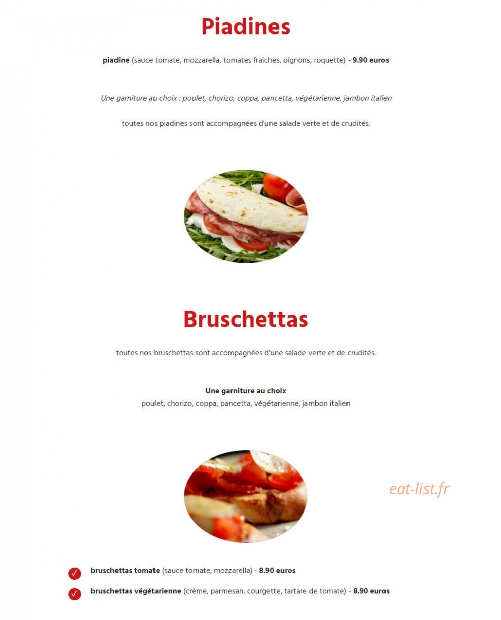 Pasta Mery — carte page 5