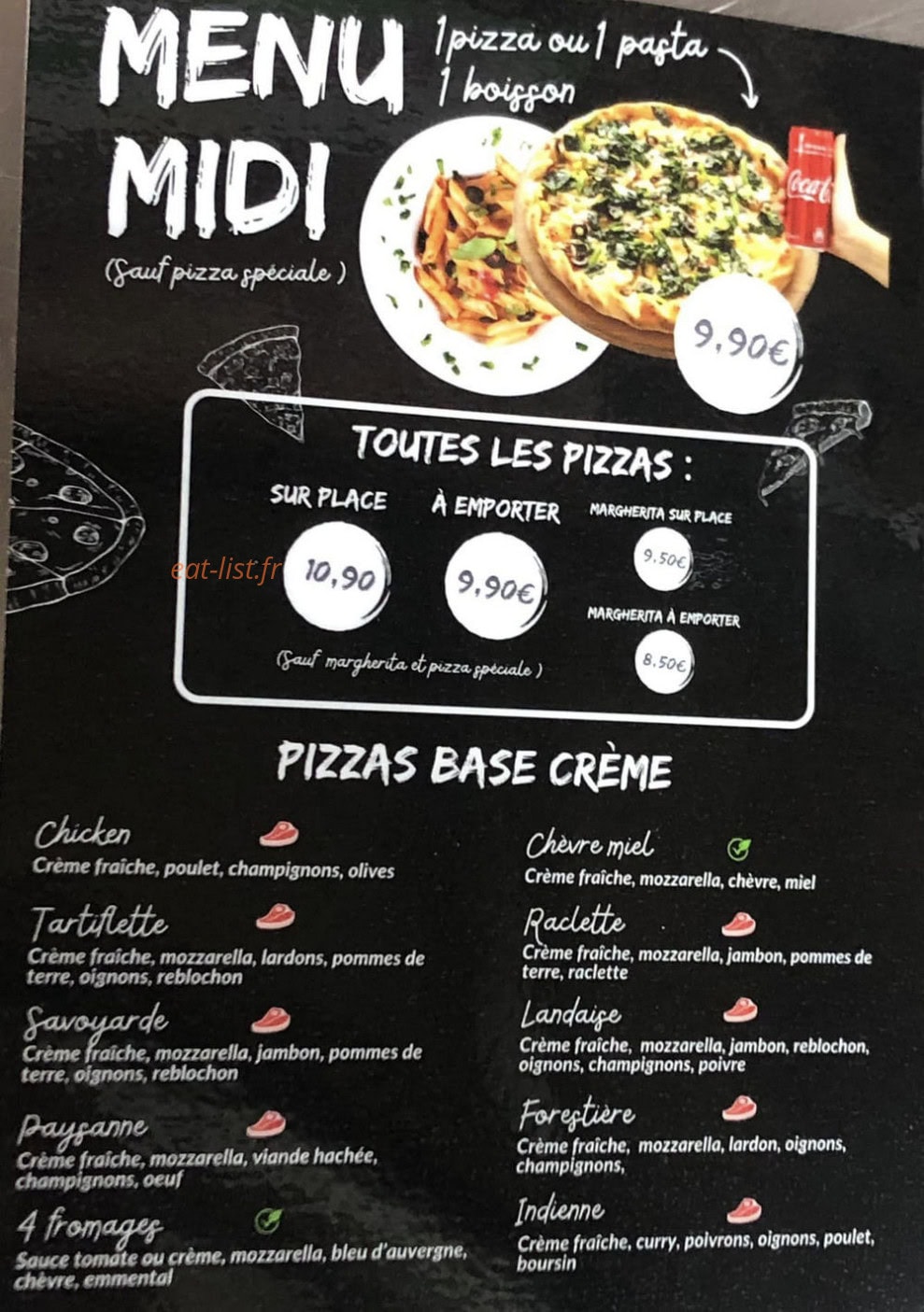Pizza Root — carte page 3