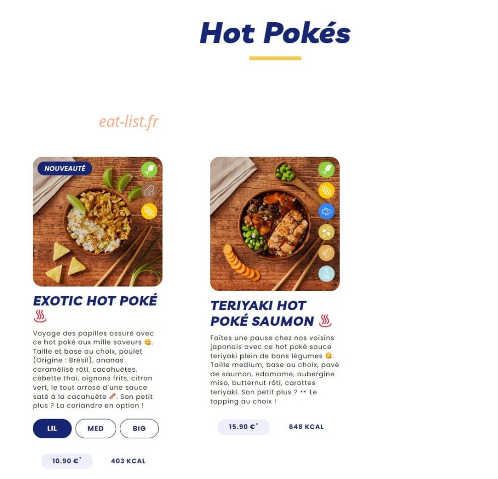 Pokawa — carte page 11