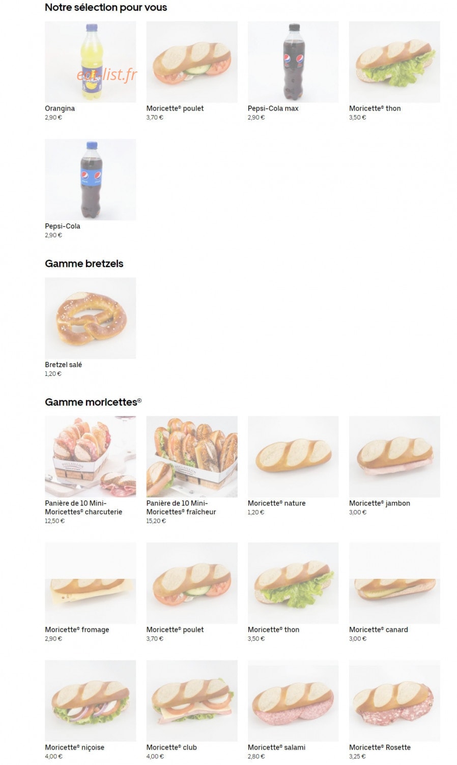 Poulaillon Muse — carte page 1