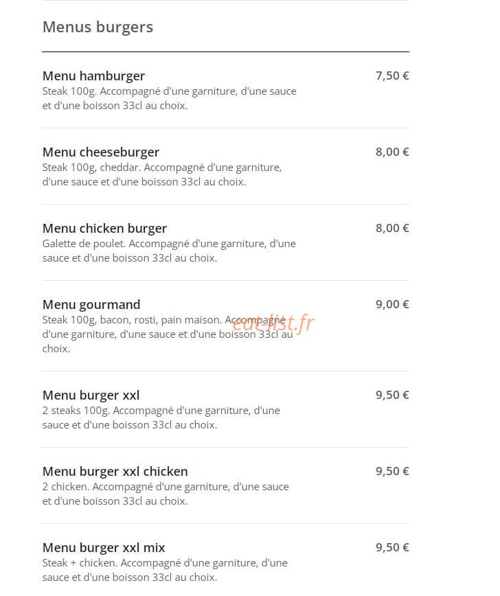 Poutchi BbQ — carte page 2