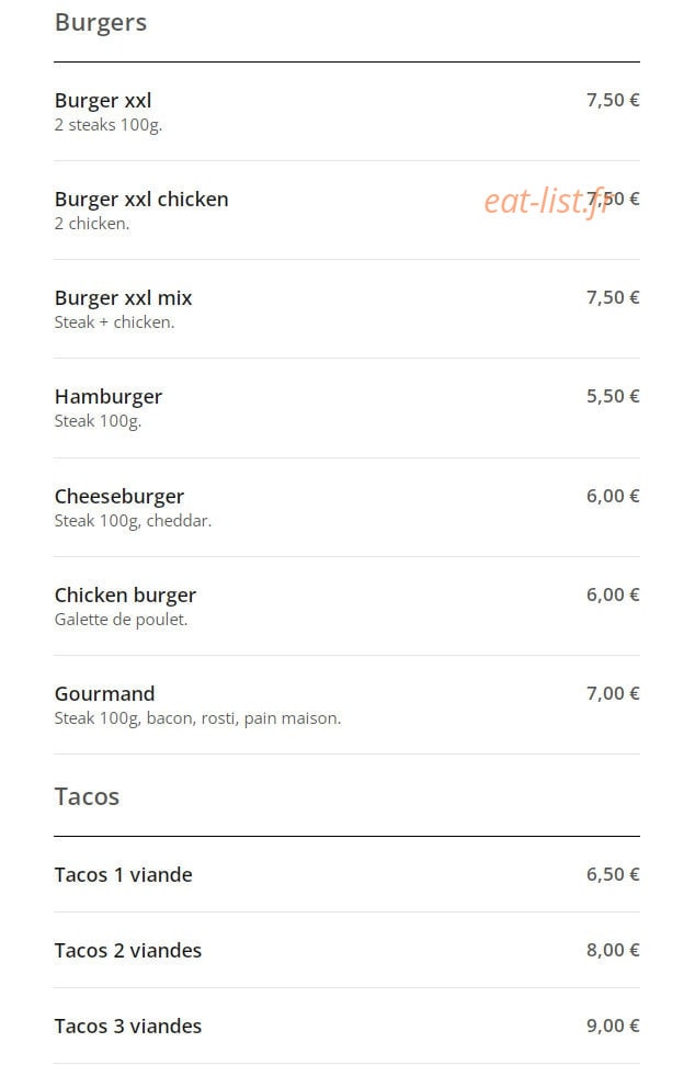 Poutchi BbQ — carte page 8