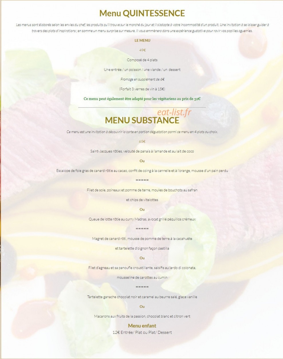 Quintessence — carte page 4