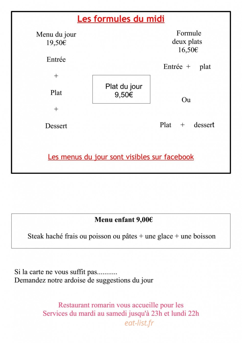 Romarin — carte page 1