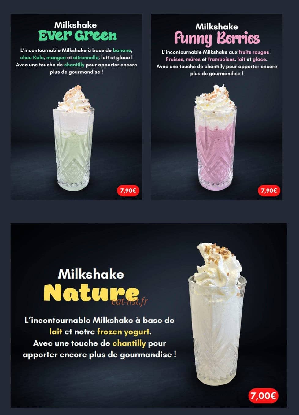 Serial Burger — carte page 10