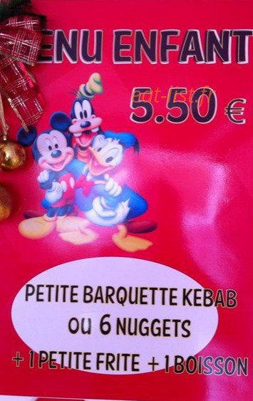 Snack du Ruisseau — carte page 3