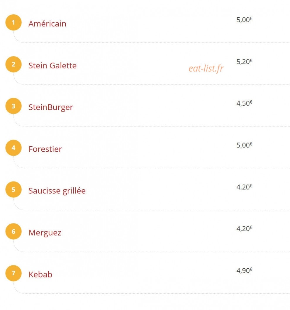 Steinhoff Sandwichs — carte page 6
