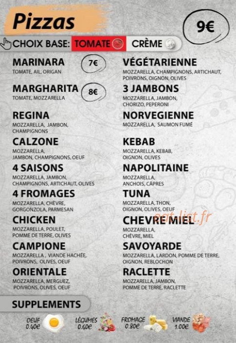 Tizn'Eat — carte page 2