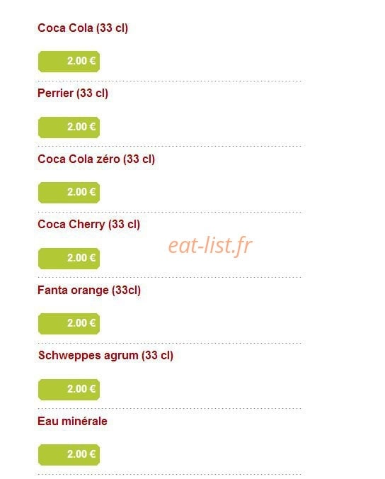 Villa Kebab — carte page 4