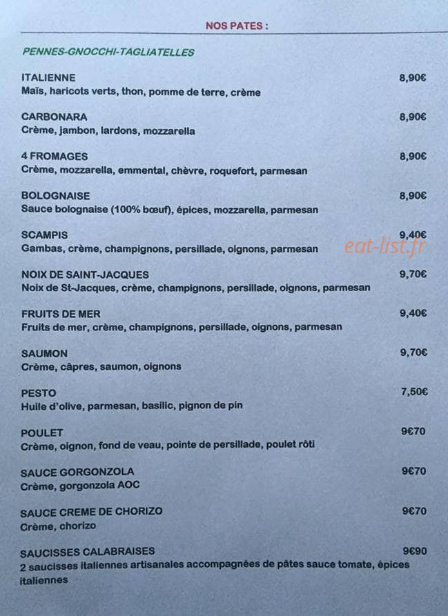 Casa Italia — carte page 2
