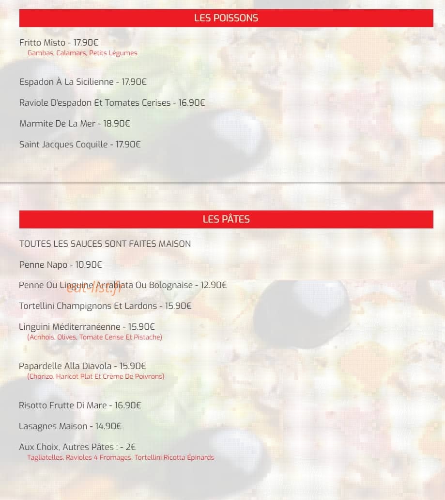 Le Taormina — carte page 2