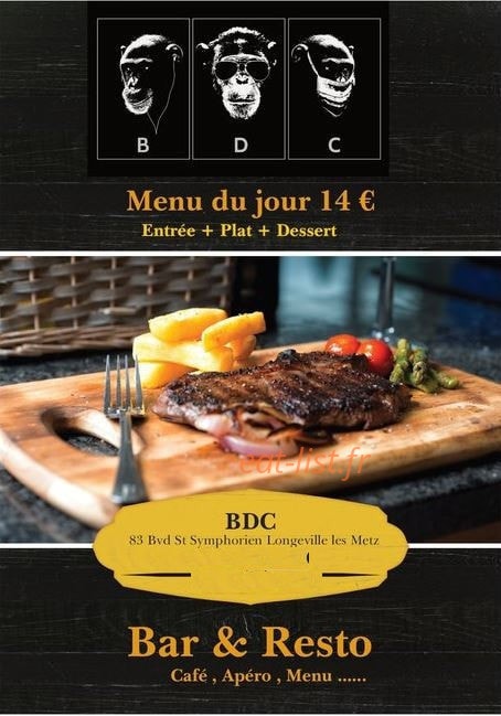 Bar des Courses — carte page 2