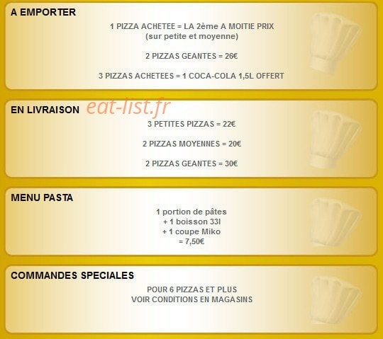 Le Cooks — carte page 5