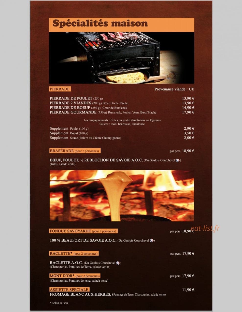 Le t'chiz — carte page 4