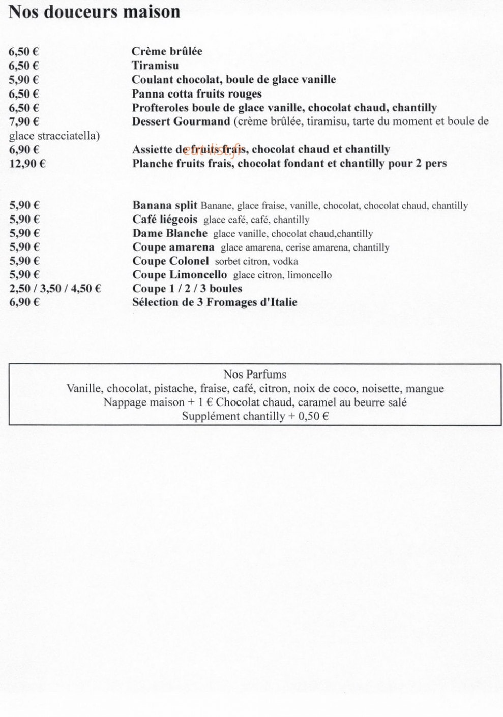 Restaurant Via Maselli — carte page 7