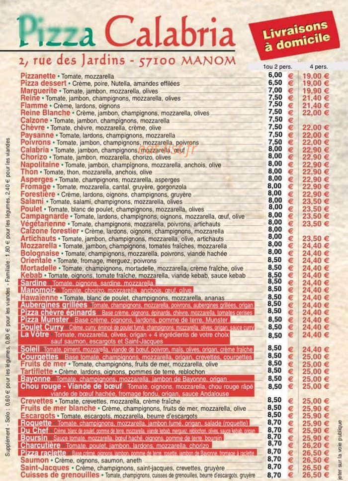 Calabria — carte page 1