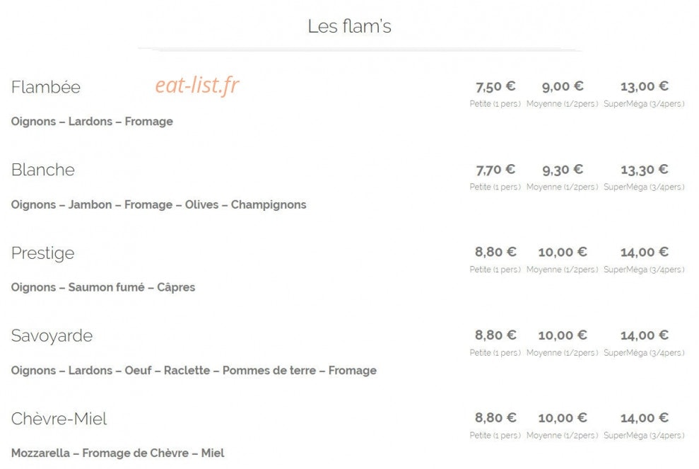 Acro Pizza — carte page 19