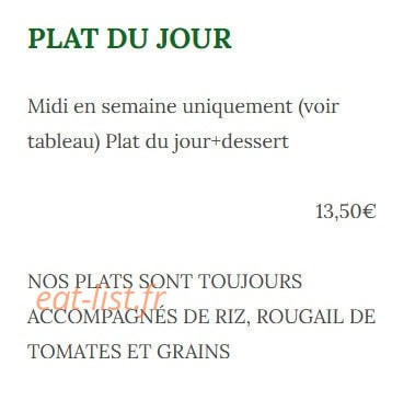 Au Comptoir Des Îles — carte page 5