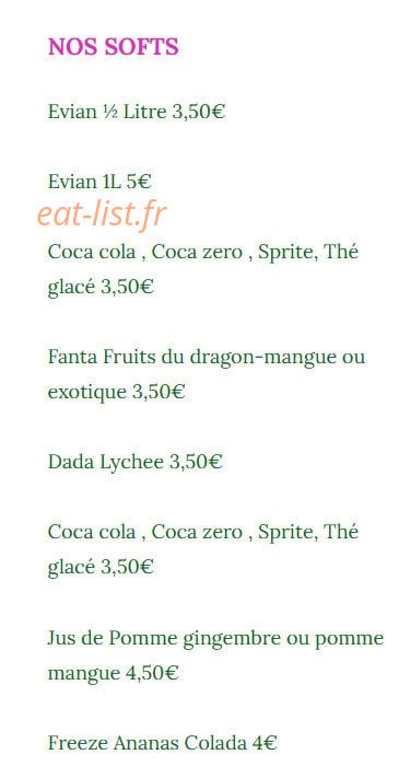 Au Comptoir Des Îles — carte page 7