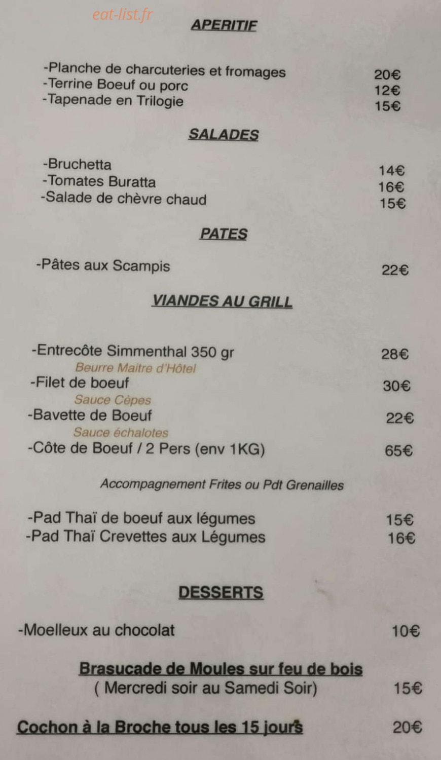 Au sud — carte page 1