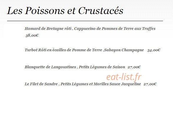 Aux Poulbots Gourmets — carte page 6