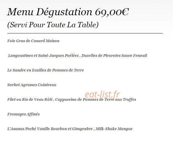 Aux Poulbots Gourmets — carte page 8