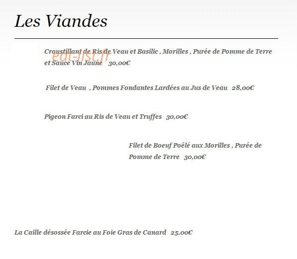 Aux Poulbots Gourmets — carte page 7