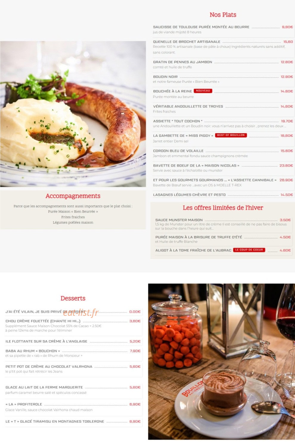 Bouillon Batignolles — carte page 2