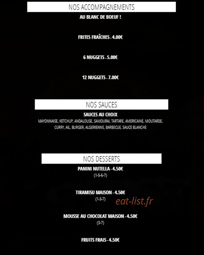 Eat Me — carte page 6