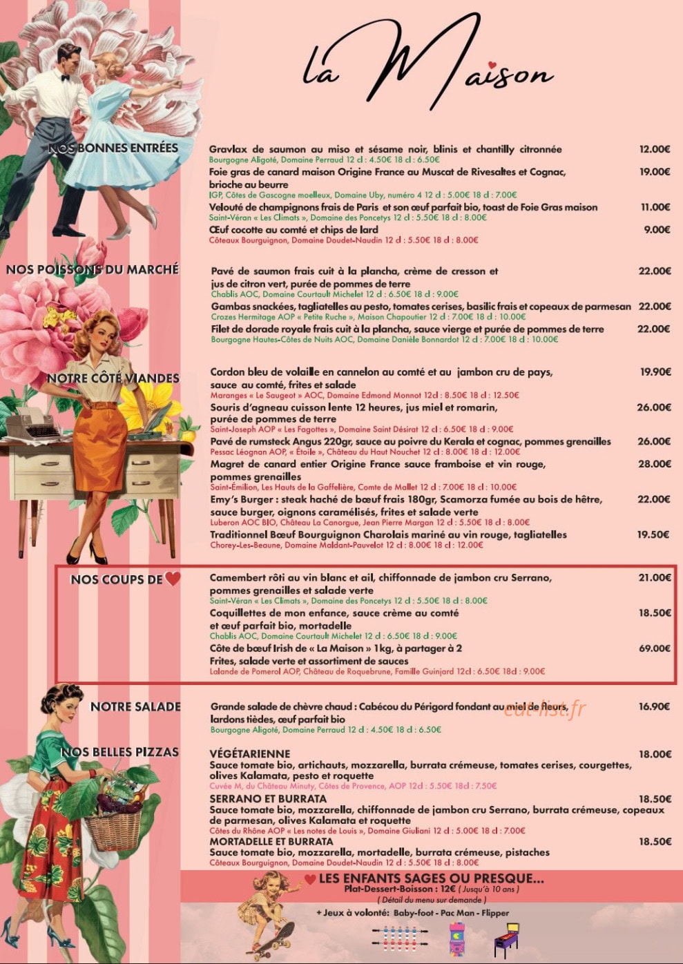 La Maison — carte page 1