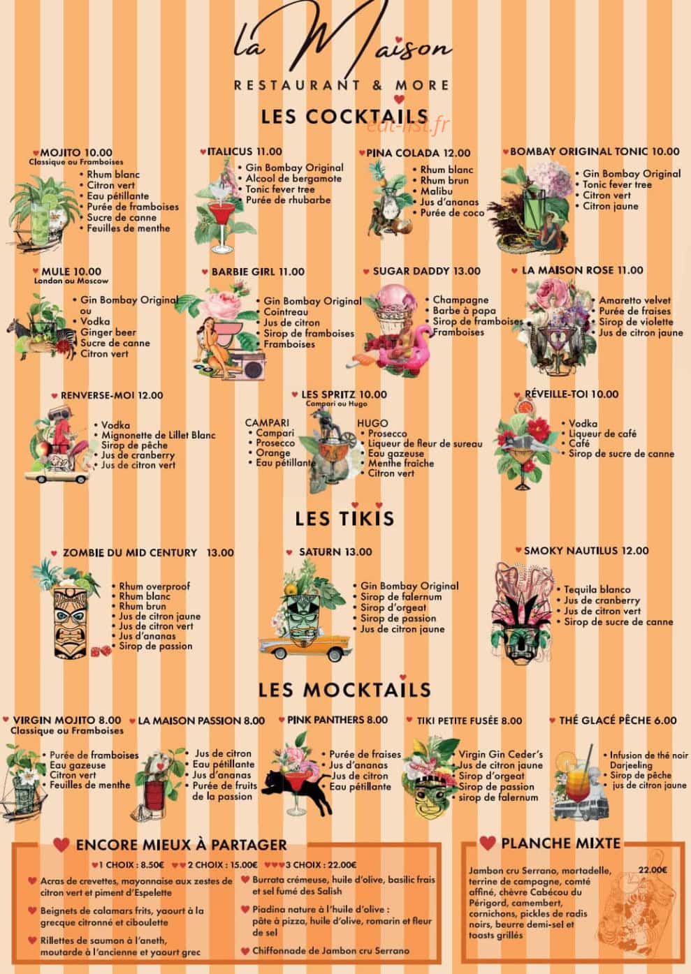 La Maison — carte page 3