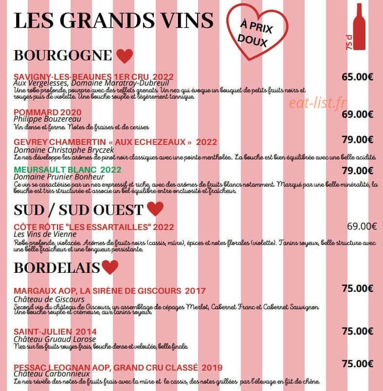 La Maison — carte page 10
