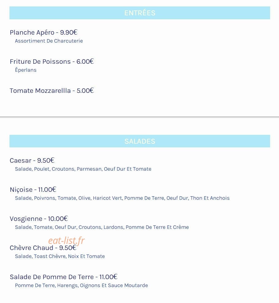 La Marina — carte page 1