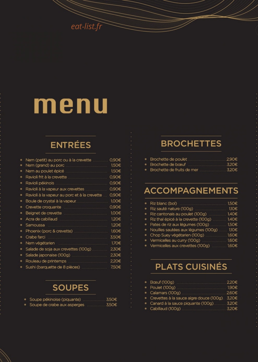 Le Phenix — carte page 3