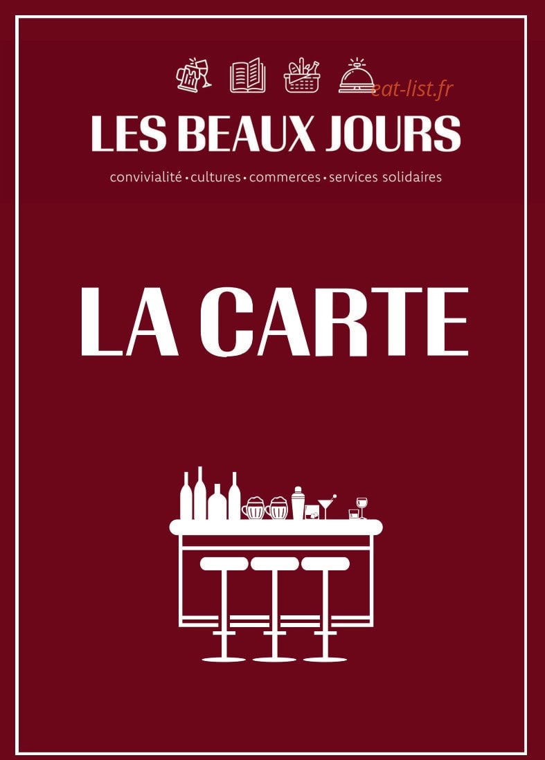 Les Beaux Jours — carte page 1